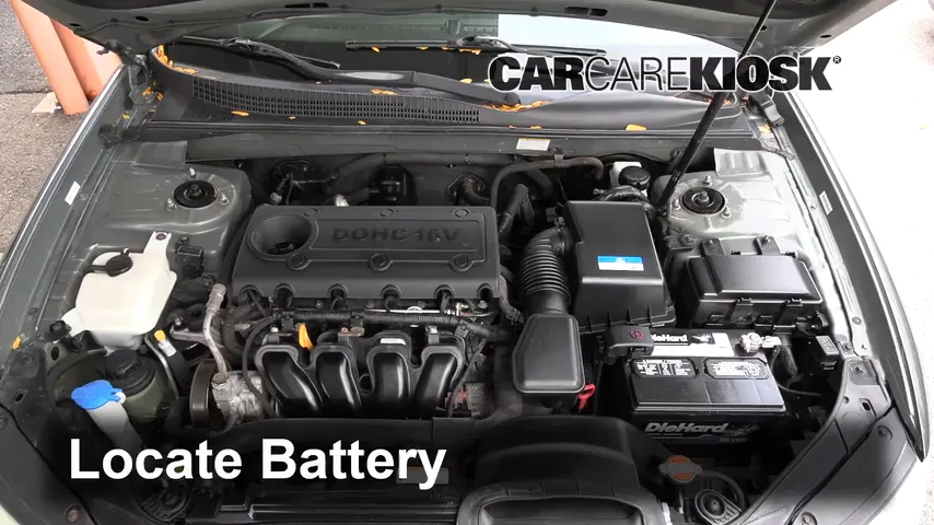 2010 Hyundai Sonata GLS 2.4L 4 Cyl. Battery